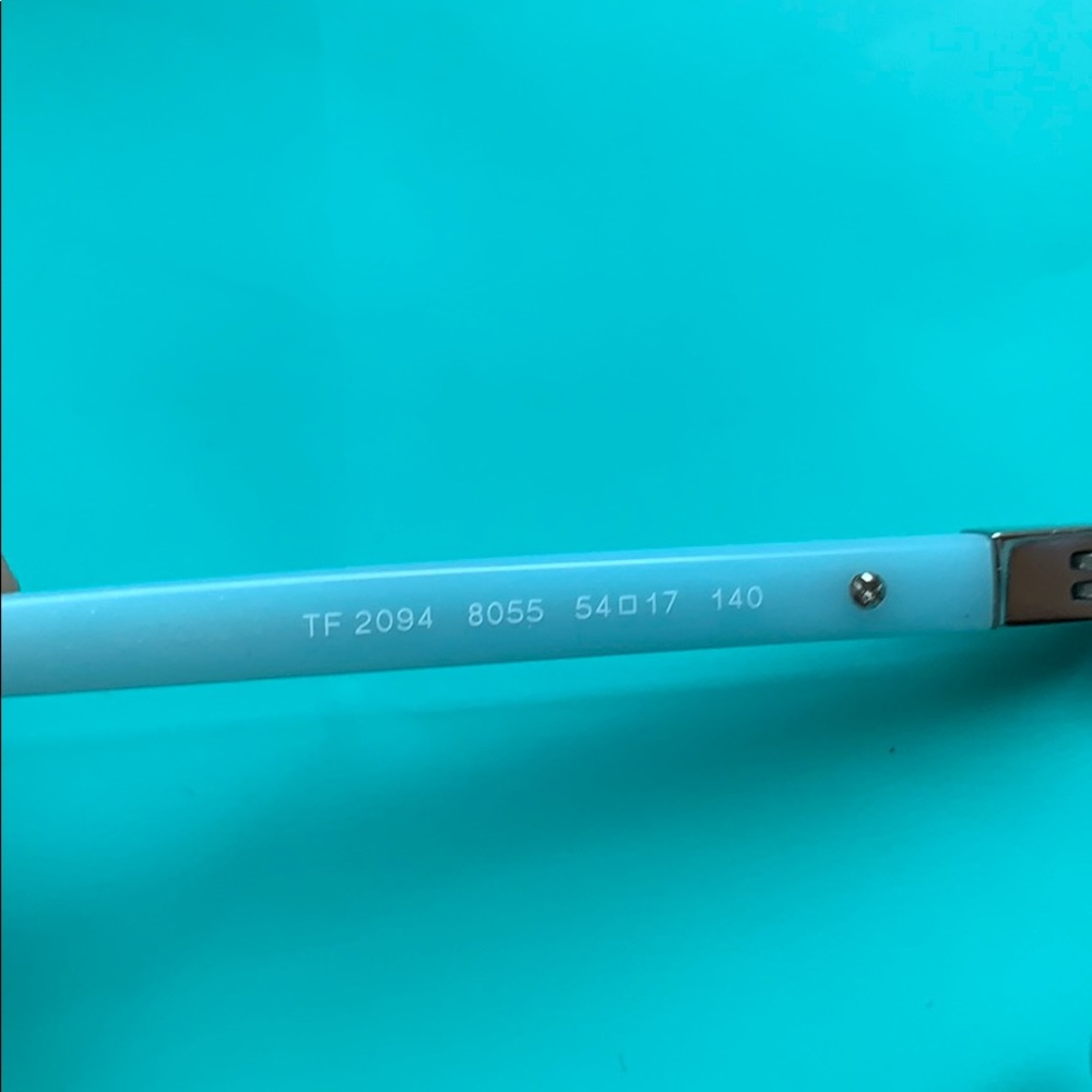TIFFANY & CO RX EYEGLASSES FRAMES BLACK /BLUE - Picture 5 of 7